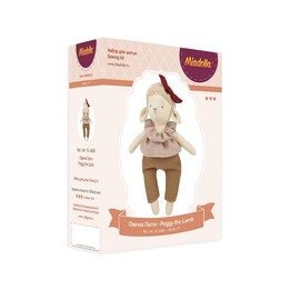 "Miadolla" Набор для шитья мягкой игрушки Овечка Пегги 28 см